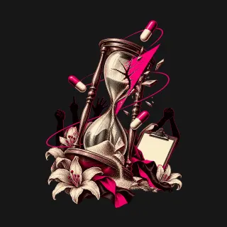 ACT UP two-color engraved artwork