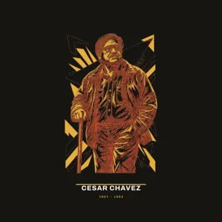 Cesar Chavez, civic modern artwork