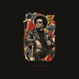 Huey P. Newton, archive collage artwork