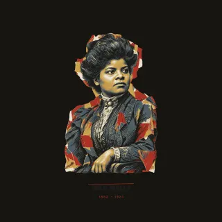 Ida B. Wells, archive collage artwork