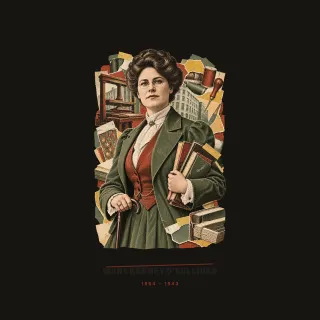Mary Kenney O'Sullivan, scrapbook artwork