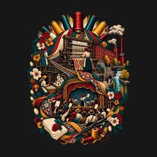 Paterson Silk Strike four-color pixel-art artwork