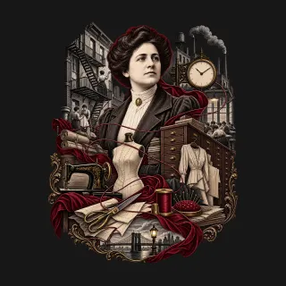 Pauline Newman two-color engraved artwork