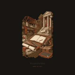 Reconstruction, light academia artwork