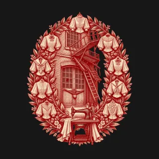 Triangle Shirtwaist Fire two-color engraved artwork