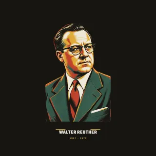 Walter Reuther, mid-century artwork